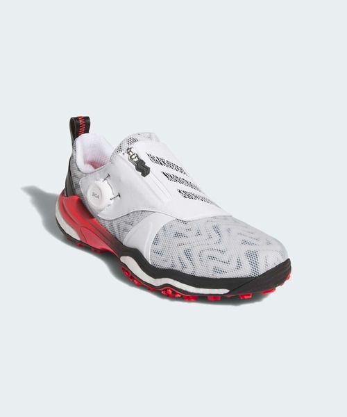 adidas(アディダス)の「コードカオス 25 ボア【adidas Golf/アディダスゴルフ】(スニーカー・メンズ・ホワイト×レッド・24.5cm/25.0cm/25.5cm/26.0cm/27.0cm/27.5cm/28.0cm/29.0cm/26.5cm)」の4枚目の写真
