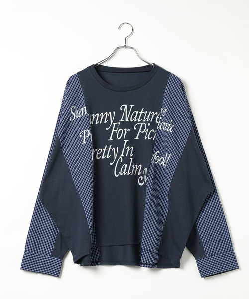 PBLIM(ページボーイリム)の「《UNISEX》リメイクフウルーズロンT(Tシャツ/カットソー・レディース・グレー系/ネイビー系・FREE)」の21枚目の写真