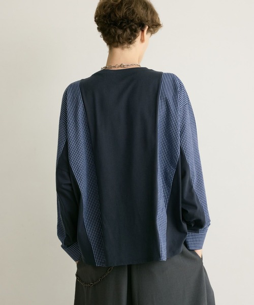 PBLIM(ページボーイリム)の「《UNISEX》リメイクフウルーズロンT(Tシャツ/カットソー・レディース・グレー系/ネイビー系・FREE)」の14枚目の写真
