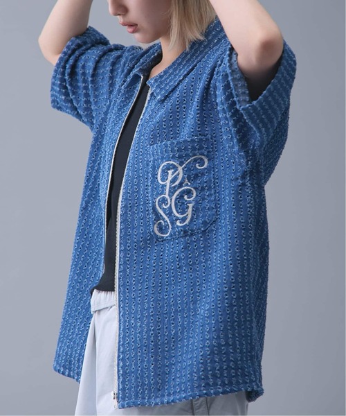 PARIS SAINT-GERMAIN(パリサンジェルマン)の「追加【Paris Saint-Germain / パリ・サン=ジェルマン】JP Denim Zip Shirts(シャツ/ブラウス・メンズ・ブルー系その他・X-LARGE/LARGE/MEDIUM)」の1枚目の写真