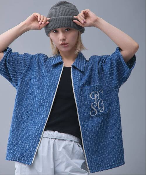 PARIS SAINT-GERMAIN(パリサンジェルマン)の「追加【Paris Saint-Germain / パリ・サン=ジェルマン】JP Denim Zip Shirts(シャツ/ブラウス・メンズ・ブルー系その他・X-LARGE/LARGE/MEDIUM)」の2枚目の写真