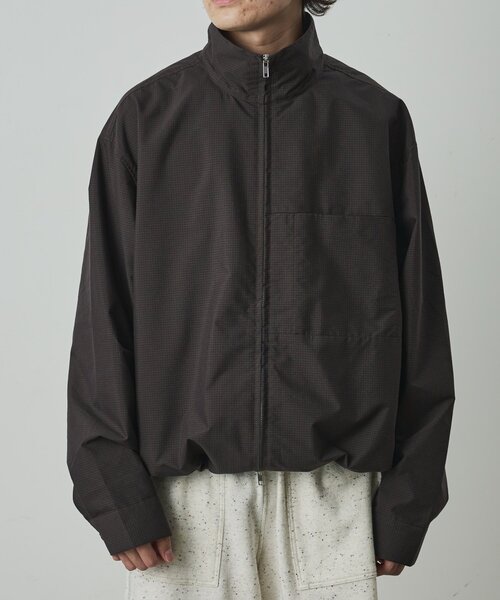 COLONY 2139(コロニートゥーワンスリーナイン)の「チェックスタンドジップブルゾン(ブルゾン・メンズ・ブラック/ネイビー・LARGE/MEDIUM)」の3枚目の写真