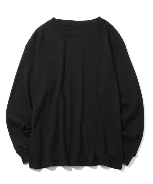 GERRY(ジェリー)の「【GERRY/ジェリー】ナイロンポケット ワッフル ロングスリーブTシャツ(Tシャツ/カットソー・メンズ・ブラック/ブラウン/アイボリー・L/M/LL)」の11枚目の写真