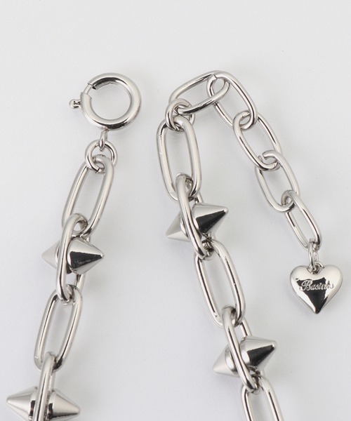 BASICKS(ベイシックス)の「BASICKS / ベイシックス Spiky Heart Necklace(ネックレス・レディース・ゴールド/シルバー・FREE)」の5枚目の写真