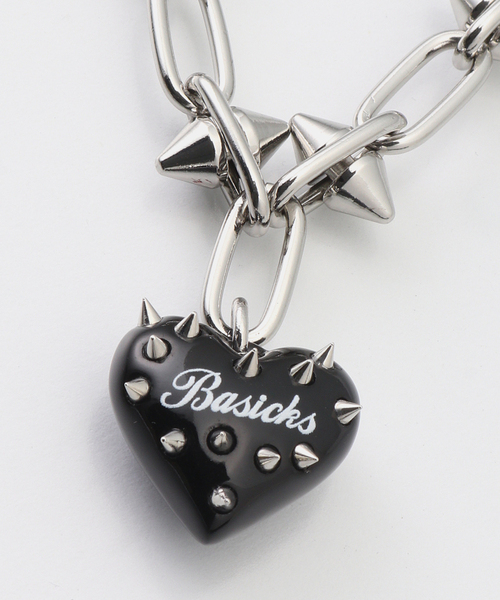 BASICKS(ベイシックス)の「BASICKS / ベイシックス Spiky Heart Necklace(ネックレス・レディース・ゴールド/シルバー・FREE)」の9枚目の写真