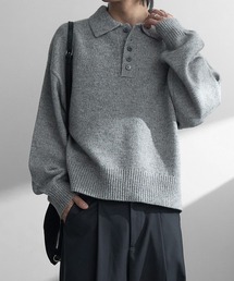 welise（ウェライズ）の「【welise ウェライズ】-2026AW-マルチプルファンクションズ ショート丈ニットポロシャツ（ポロシャツ）」