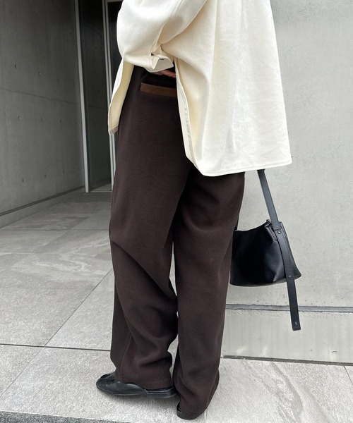 andme(アンドミー)の「フリースイージーパンツ(その他パンツ・レディース・チャコールグレー/ブラウン・M/L)」の11枚目の写真