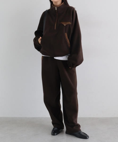 andme(アンドミー)の「フリースイージーパンツ(その他パンツ・レディース・チャコールグレー/ブラウン・M/L)」の19枚目の写真