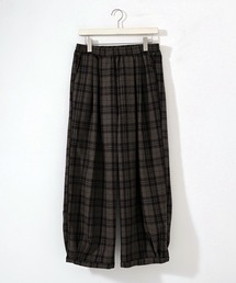 Culto（クルト）の「【Revo.】ウール混チェックワイドタックコクーンパンツ 秋冬 メンズ レディース ユニセックス（その他パンツ）」