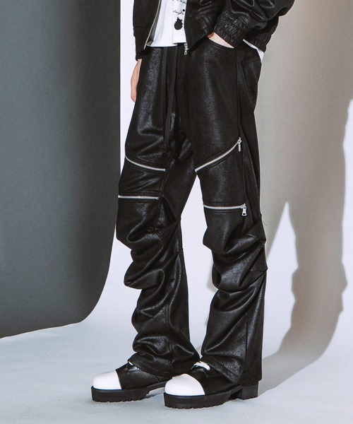 NO ID.(ノーアイディ)の「【NO ID.】Languid Zip Pants / ラングウィッド ジップ パンツ(その他パンツ・メンズ・ブラック系その他/ブラック・2/1)」の5枚目の写真