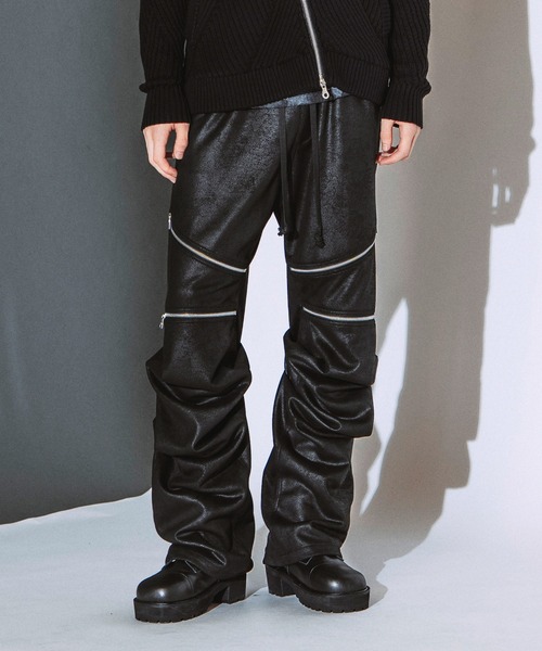 NO ID.(ノーアイディ)の「【NO ID.】Languid Zip Pants / ラングウィッド ジップ パンツ(その他パンツ・メンズ・ブラック系その他/ブラック・2/1)」の6枚目の写真