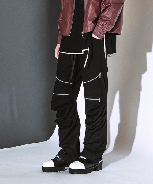NO ID.(ノーアイディ)の「【NO ID.】Languid Zip Pants / ラングウィッド ジップ パンツ(その他パンツ・メンズ・ブラック系その他/ブラック・2/1)」の7枚目の写真