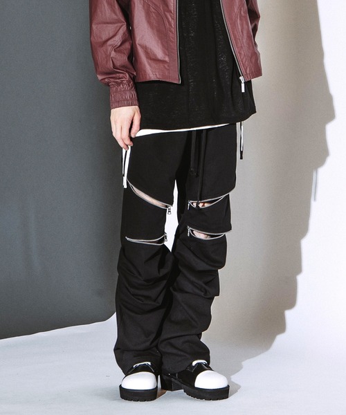 NO ID.(ノーアイディ)の「【NO ID.】Languid Zip Pants / ラングウィッド ジップ パンツ(その他パンツ・メンズ・ブラック系その他/ブラック・2/1)」の11枚目の写真