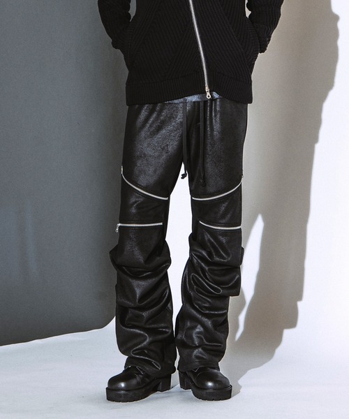 NO ID.(ノーアイディ)の「【NO ID.】Languid Zip Pants / ラングウィッド ジップ パンツ(その他パンツ・メンズ・ブラック系その他/ブラック・2/1)」の19枚目の写真