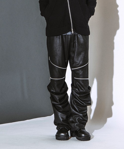 NO ID.(ノーアイディ)の「【NO ID.】Languid Zip Pants / ラングウィッド ジップ パンツ(その他パンツ・メンズ・ブラック系その他/ブラック・2/1)」の20枚目の写真