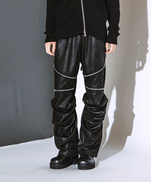 NO ID.(ノーアイディ)の「【NO ID.】Languid Zip Pants / ラングウィッド ジップ パンツ(その他パンツ・メンズ・ブラック系その他/ブラック・2/1)」の21枚目の写真