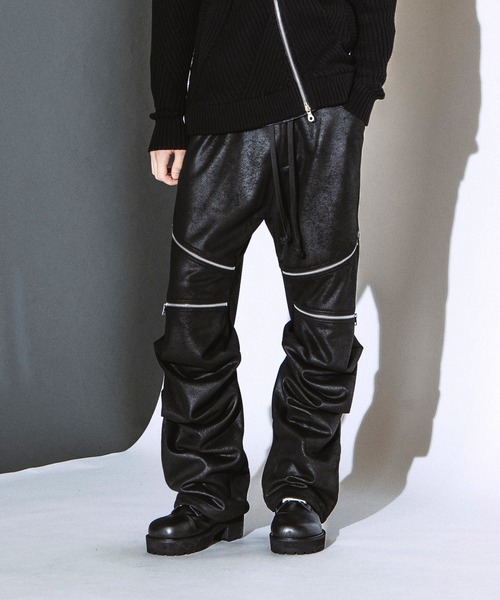 NO ID.(ノーアイディ)の「【NO ID.】Languid Zip Pants / ラングウィッド ジップ パンツ(その他パンツ・メンズ・ブラック系その他/ブラック・2/1)」の22枚目の写真
