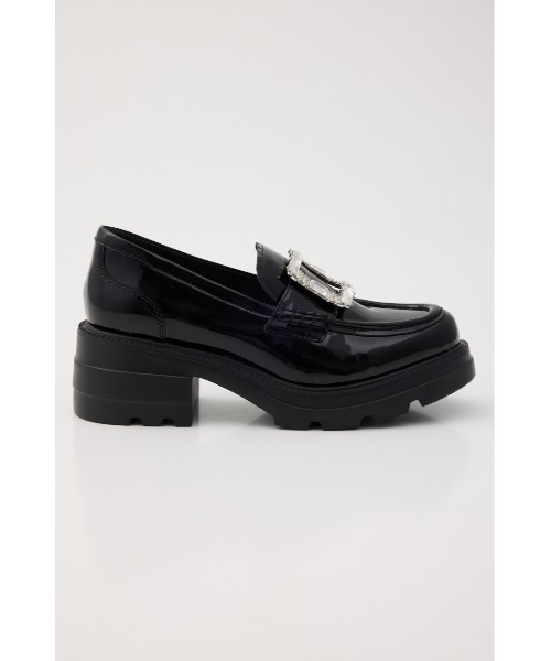 STACCATO(スタッカート)の「アリアタンクヒールローファー(ローファー・レディース・ライトブラック・24.5cm/24cm/23.5cm/23cm/22.5cm)」の4枚目の写真