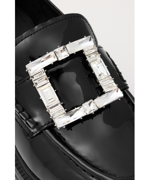 STACCATO(スタッカート)の「アリアタンクヒールローファー(ローファー・レディース・ライトブラック・24.5cm/24cm/23.5cm/23cm/22.5cm)」の9枚目の写真