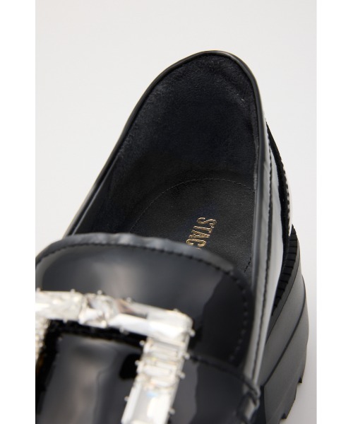 STACCATO(スタッカート)の「アリアタンクヒールローファー(ローファー・レディース・ライトブラック・24.5cm/24cm/23.5cm/23cm/22.5cm)」の10枚目の写真