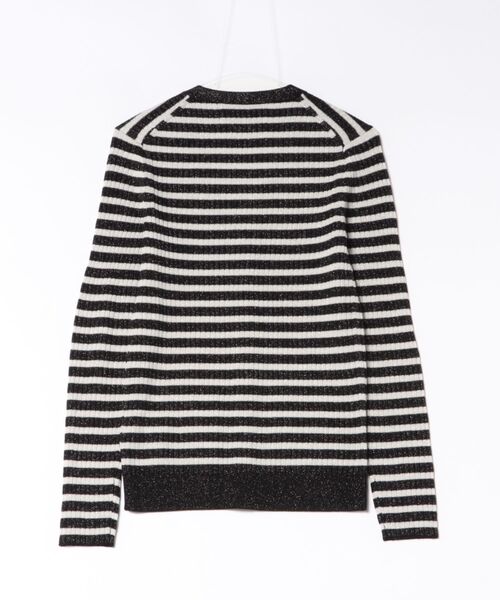 ALLSAINTS（オールセインツ）の「KAY STRIPE CARDIGAN | KAY ストライプ カーディガン（カーディガン/ボレロ・レディース・ブラック×ホワイト・L/XS）」の8枚目の写真