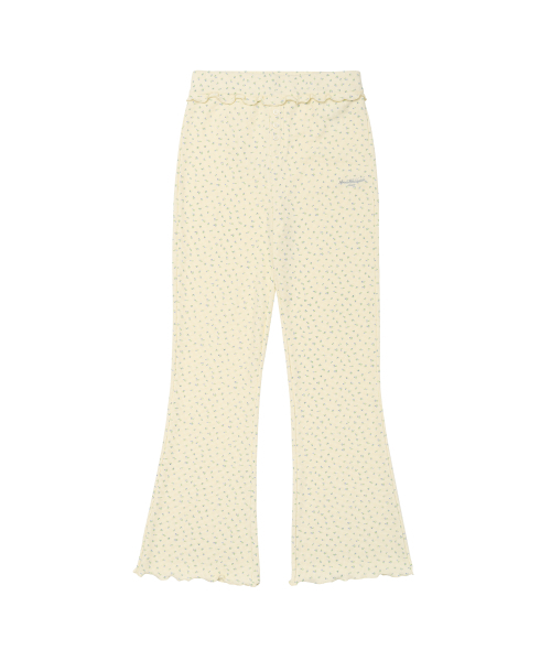 AMESWORLDWIDE（アメスワールドワイド）の「CLASSIC FLOWER BOOT CUT PANTS CREAM（その他パンツ・レディース・その他・MEDIUM/SMALL）」の7枚目の写真
