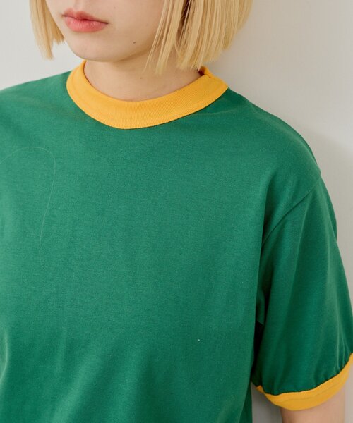 Kastane(カスタネ)の「【AUGUSTA SPORTSWEAR】50/50 RINGER T-SHIRT(Tシャツ/カットソー・レディース・グリーン/ブルー・MEDIUM/SMALL)」の5枚目の写真