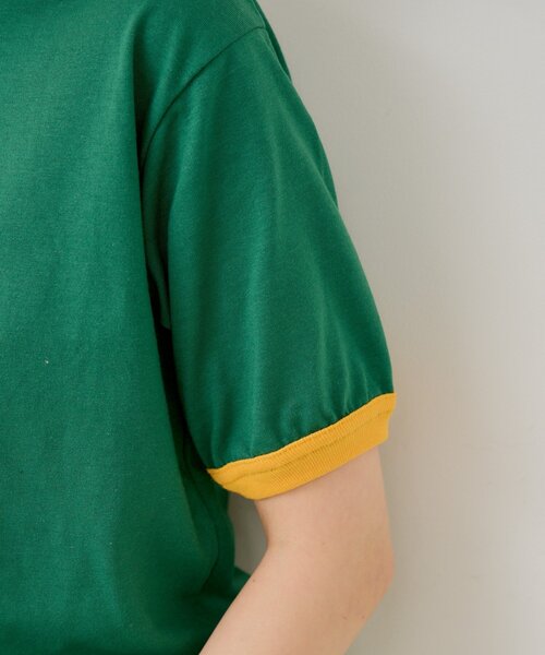 Kastane(カスタネ)の「【AUGUSTA SPORTSWEAR】50/50 RINGER T-SHIRT(Tシャツ/カットソー・レディース・グリーン/ブルー・MEDIUM/SMALL)」の7枚目の写真