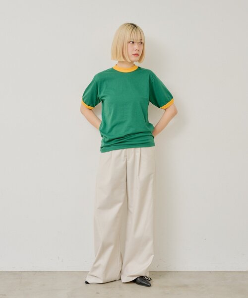 Kastane(カスタネ)の「【AUGUSTA SPORTSWEAR】50/50 RINGER T-SHIRT(Tシャツ/カットソー・レディース・グリーン/ブルー・MEDIUM/SMALL)」の8枚目の写真