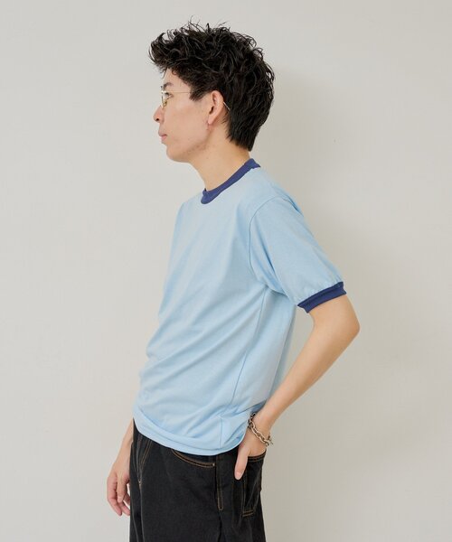Kastane(カスタネ)の「【AUGUSTA SPORTSWEAR】50/50 RINGER T-SHIRT(Tシャツ/カットソー・レディース・グリーン/ブルー・MEDIUM/SMALL)」の11枚目の写真