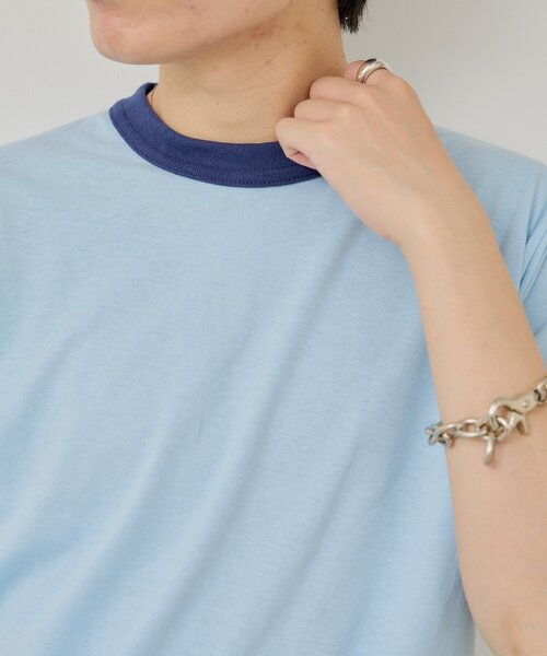 Kastane(カスタネ)の「【AUGUSTA SPORTSWEAR】50/50 RINGER T-SHIRT(Tシャツ/カットソー・レディース・グリーン/ブルー・MEDIUM/SMALL)」の13枚目の写真