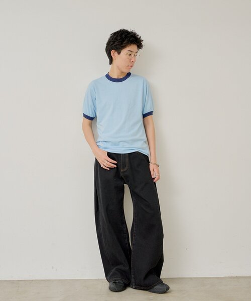 Kastane(カスタネ)の「【AUGUSTA SPORTSWEAR】50/50 RINGER T-SHIRT(Tシャツ/カットソー・レディース・グリーン/ブルー・MEDIUM/SMALL)」の15枚目の写真