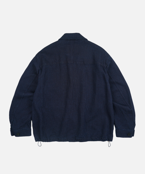 FRIZMWORKS(フリズムワークス)の「DOUBLE POCKET COVERALL JACKET _ SASHIKO INDIGO(デニムジャケット・メンズ・その他・SMALL/MEDIUM/LARGE/X-LARGE)」の3枚目の写真