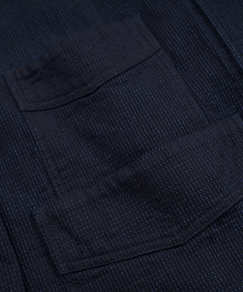 FRIZMWORKS(フリズムワークス)の「DOUBLE POCKET COVERALL JACKET _ SASHIKO INDIGO(デニムジャケット・メンズ・その他・SMALL/MEDIUM/LARGE/X-LARGE)」の6枚目の写真