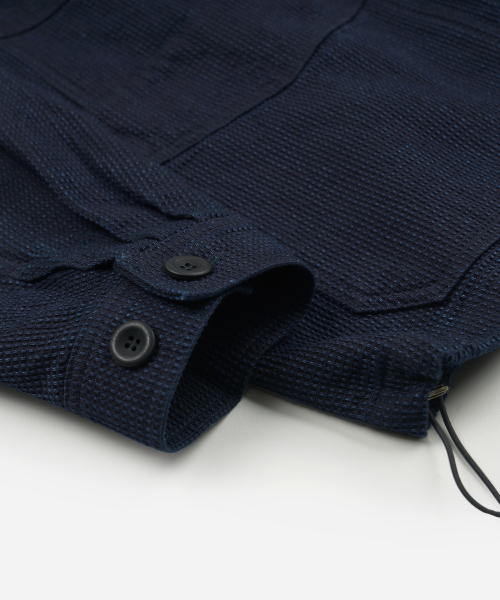 FRIZMWORKS(フリズムワークス)の「DOUBLE POCKET COVERALL JACKET _ SASHIKO INDIGO(デニムジャケット・メンズ・その他・SMALL/MEDIUM/LARGE/X-LARGE)」の7枚目の写真