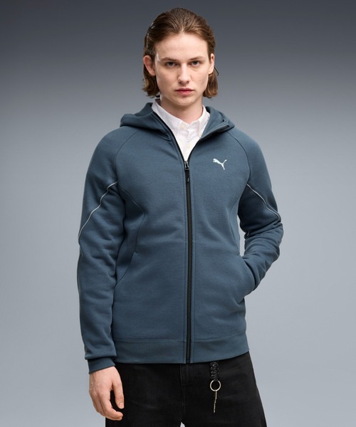PUMA(プーマ)の「PUMA プーマ メンズ プーマ スポーツ グラフィック ホリデー フルジップ フ(パーカー・メンズ・ブラック/ネイビー/ミックスグレー・LARGE/SMALL/MEDIUM/X-LARGE)」の3枚目の写真