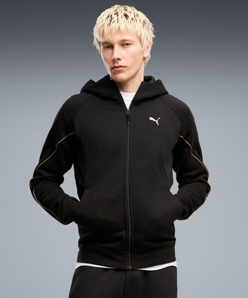 PUMA(プーマ)の「PUMA プーマ メンズ プーマ スポーツ グラフィック ホリデー フルジップ フ(パーカー・メンズ・ブラック/ネイビー/ミックスグレー・LARGE/SMALL/MEDIUM/X-LARGE)」の2枚目の写真