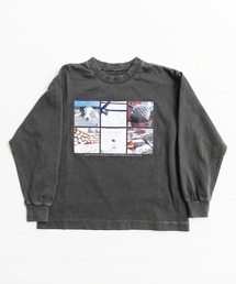 ARCH & LINE（アーチアンドライン）の「オーガニックコットン my PHOTO グラフィック長袖Tシャツ［85-145cm］（Tシャツ/カットソー）」