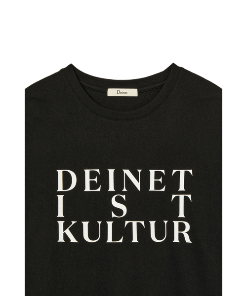 DEINET(ダイニット)の「BI GRAPHIC OVERSIZED T-SHIRT IN BLACK(Tシャツ/カットソー・レディース・その他・FREE)」の4枚目の写真
