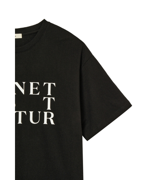 DEINET(ダイニット)の「BI GRAPHIC OVERSIZED T-SHIRT IN BLACK(Tシャツ/カットソー・レディース・その他・FREE)」の5枚目の写真