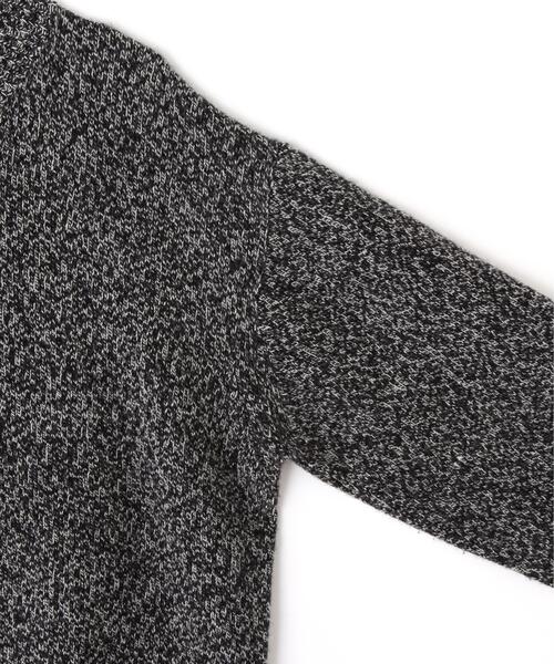 YLEVE（イレーヴ）の「YLEVE / WOOL CASHMERE MELANGE KNIT V NECK PULL OVER（ニット/セーター・メンズ・ブラック/ブルー・5/4）」の12枚目の写真