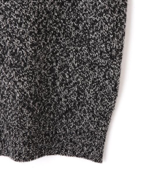 YLEVE（イレーヴ）の「YLEVE / WOOL CASHMERE MELANGE KNIT V NECK PULL OVER（ニット/セーター・メンズ・ブラック/ブルー・5/4）」の14枚目の写真