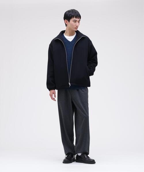 YLEVE（イレーヴ）の「YLEVE / WOOL CASHMERE MELANGE KNIT V NECK PULL OVER（ニット/セーター・メンズ・ブラック/ブルー・5/4）」の17枚目の写真