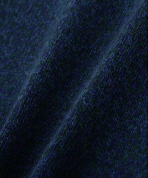 YLEVE（イレーヴ）の「YLEVE / WOOL CASHMERE MELANGE KNIT V NECK PULL OVER（ニット/セーター・メンズ・ブラック/ブルー・5/4）」の19枚目の写真