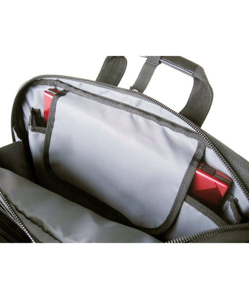 DEVICE（デバイス）の「CAPTAIN STAG P1680D 2WAY 2ルームバッグ ビジネスバッグ ショルダーバッグ（ビジネスバッグ・メンズ・ブラック・FREE）」の3枚目の写真