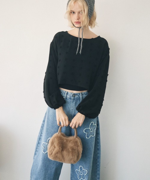 Crisp(クリスプ)の「2way square fur mini bag / 2wayスクエアファーミニバッグ(ハンドバッグ・レディース・アイボリー/ブラウン・FREE)」の11枚目の写真