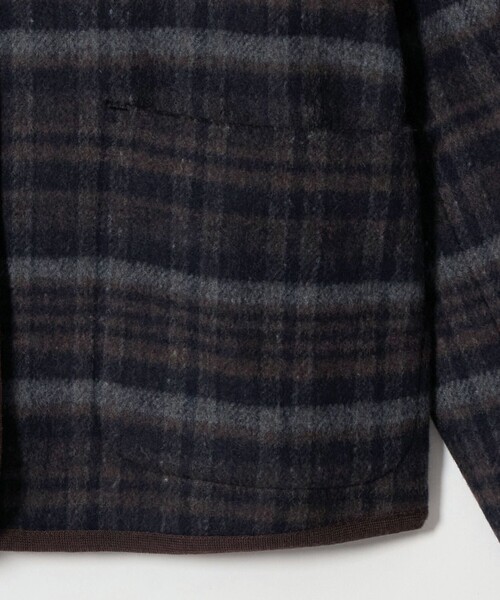 Steven Alan(スティーブンアラン)の「<Steven Alan>チェック ブルゾン(ノーカラージャケット・レディース・ブラック/ワイン・S/M)」の9枚目の写真