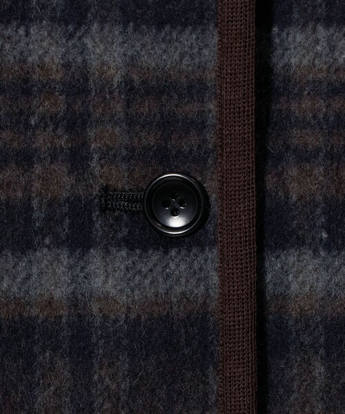 Steven Alan(スティーブンアラン)の「<Steven Alan>チェック ブルゾン(ノーカラージャケット・レディース・ブラック/ワイン・S/M)」の8枚目の写真