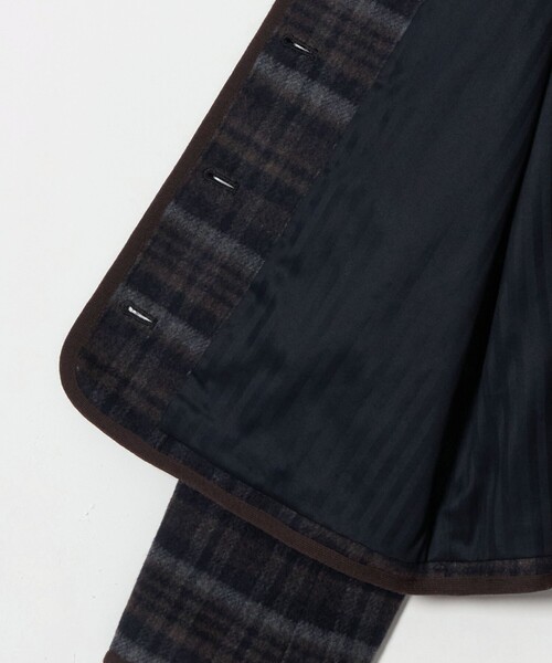 Steven Alan(スティーブンアラン)の「<Steven Alan>チェック ブルゾン(ノーカラージャケット・レディース・ブラック/ワイン・S/M)」の7枚目の写真