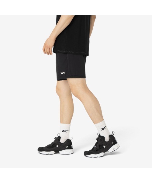 Reebok（リーボック）の「トレーニング 7 ウーブン ショーツ（その他パンツ・メンズ・ブラック・SMALL/MEDIUM/LARGE/X-LARGE）」の2枚目の写真